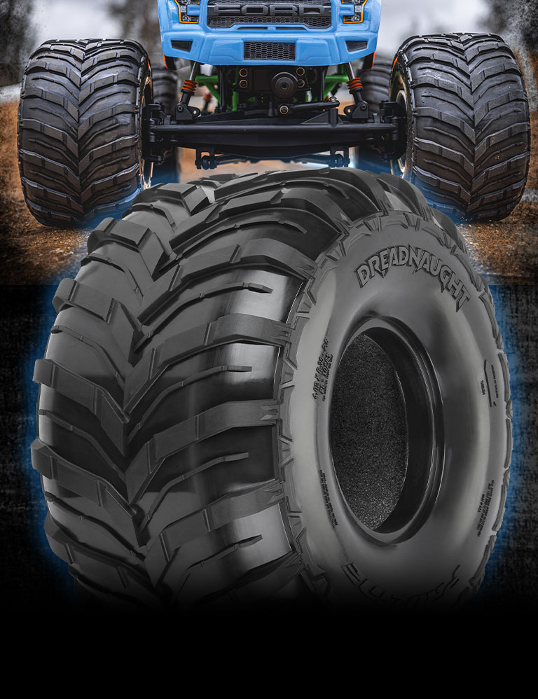 Shop Dreadnaught 2.6 Inch All Terrain Tires for Losi® LMT™ 2.0 Front or Rear