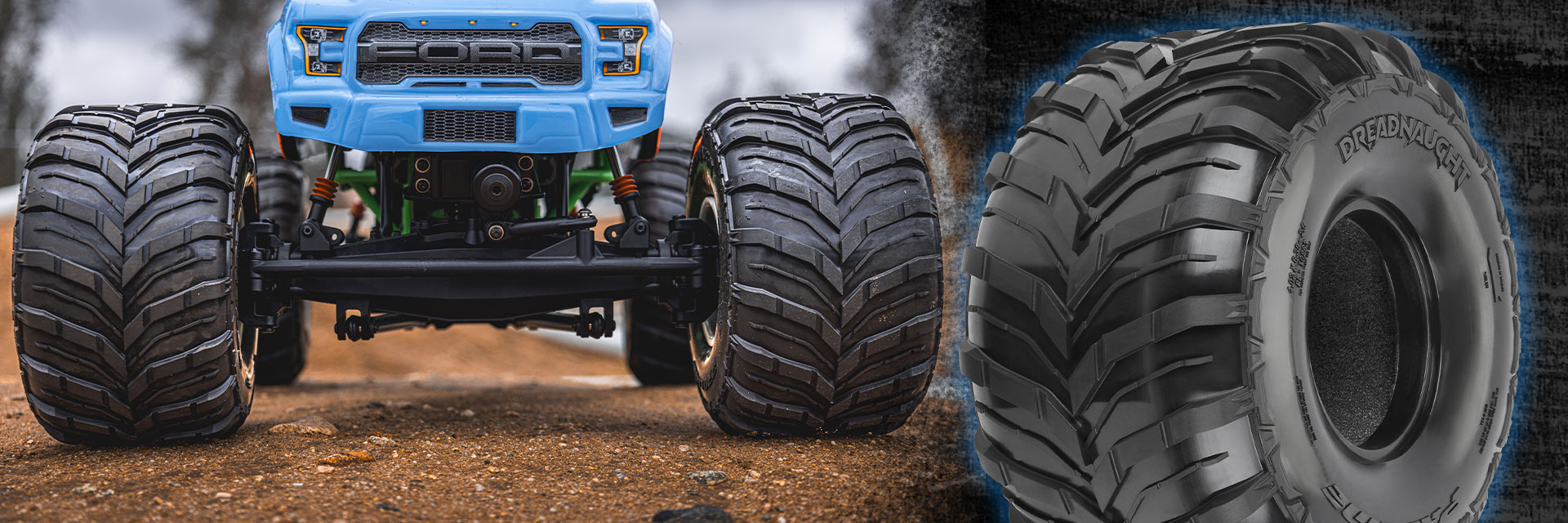Shop Dreadnaught 2.6 Inch All Terrain Tires for Losi® LMT™ 2.0 Front or Rear