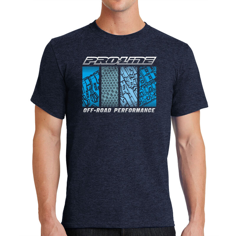 Pro-Line Quarter Tread Navy T-Shirt, Medium